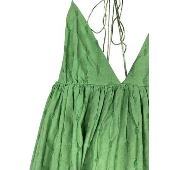 Free People NEW Primmy Midi Dress Greengage Size Medium Green - Picture 4 of 15